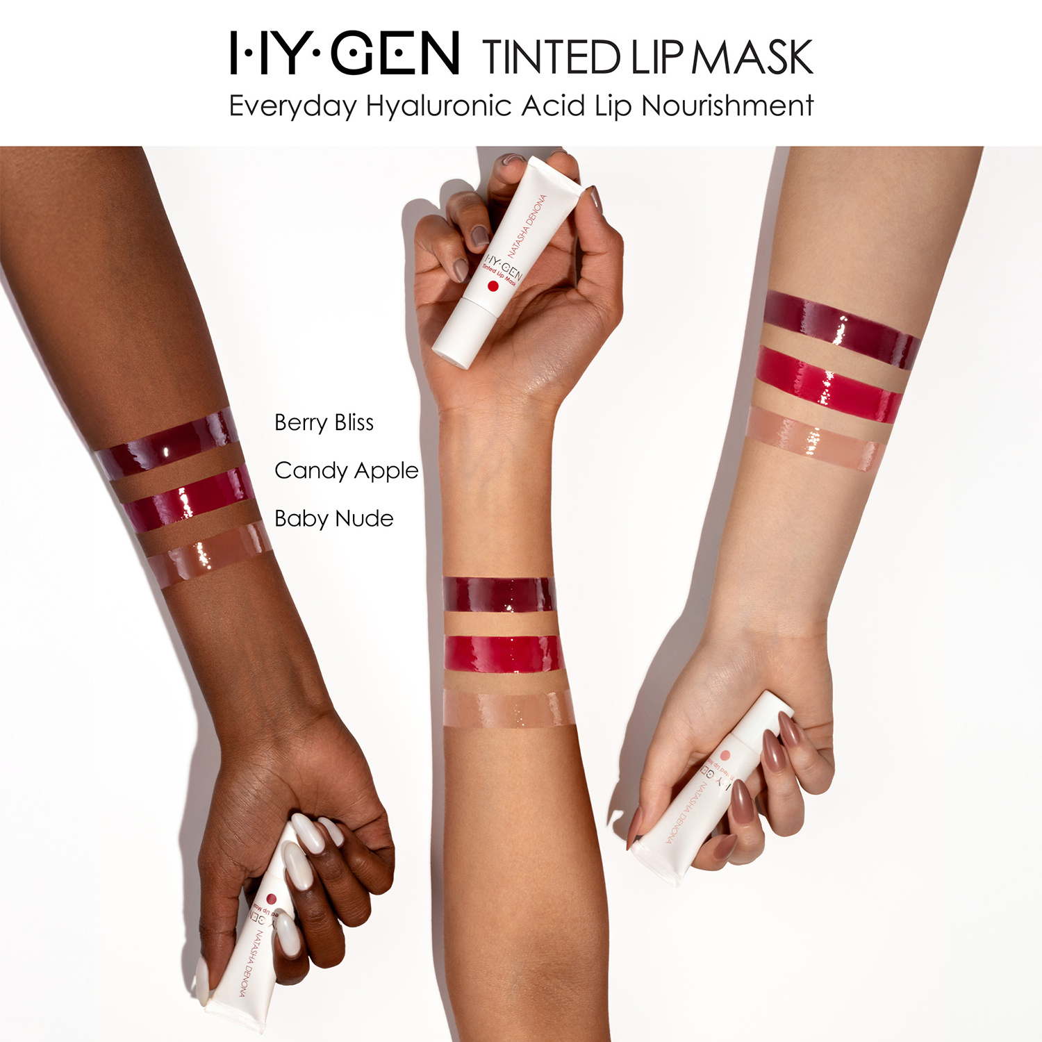 HY-GEN TINTED LIP MASK - BABY NUDE EVERYDAY HYALURONIC ACID LIP NOURISHMENT (MASCARILLA PARA LABIOS)